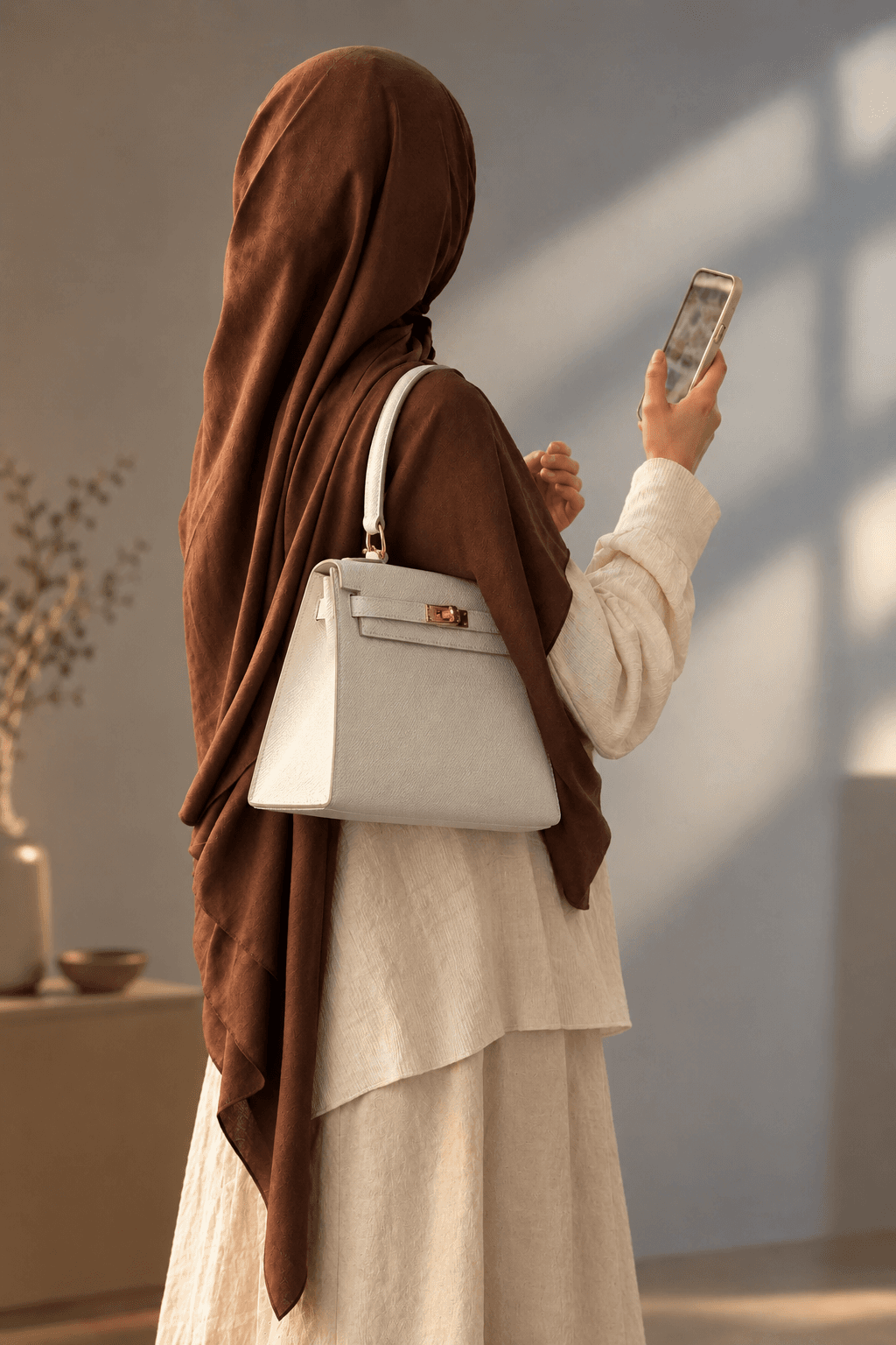 Editorial LORAFÉ luxury handbag scene